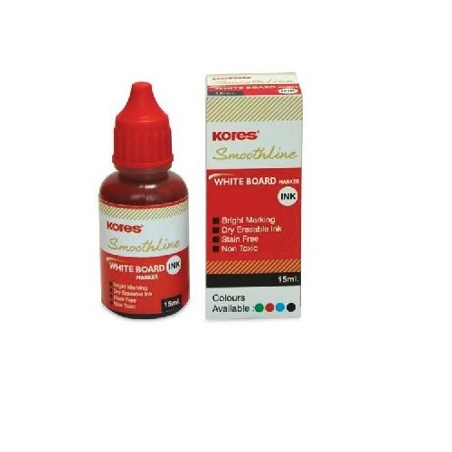 Kores 15 ml White board Marker Ink Red

