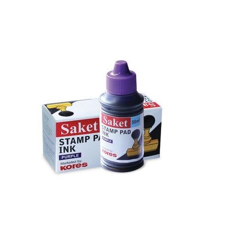 Kores Saket Stamp Pad Ink In 100 ml Bottle