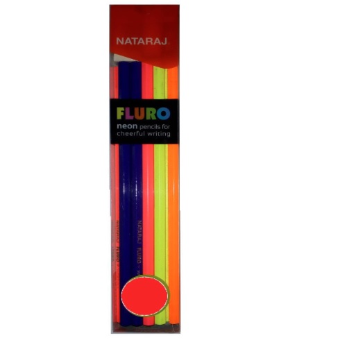 Nataraj Fluro Pencils (Pack of 100)
