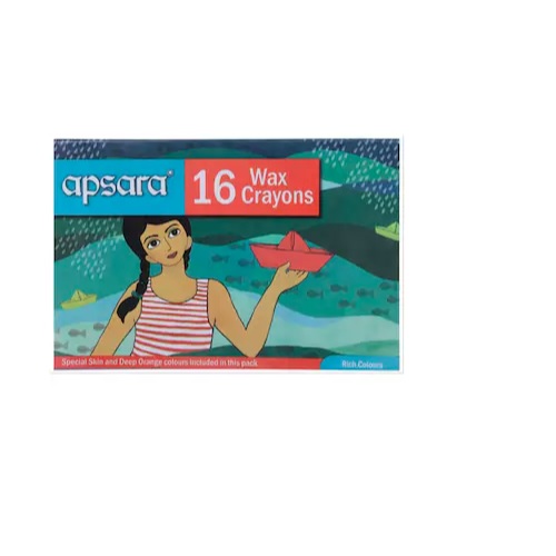 Apsara Wax Crayon 16 Color