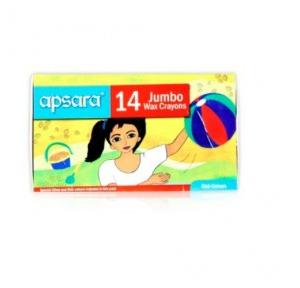 Apsara Wax Crayon Jumbo 14 Color