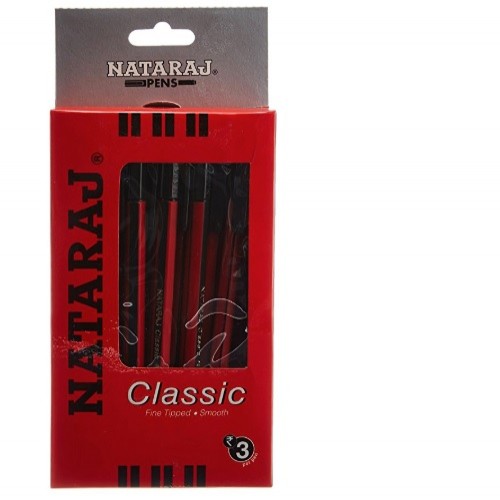 Nataraj Classic  Ball Pen Red (Pack of 10)