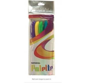 Nataraj Pallette Ball Pen 5 pc Pouch - Blue