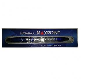 Nataraj Maxpoint Retractable Ball pen-Blue (Pack of 100)