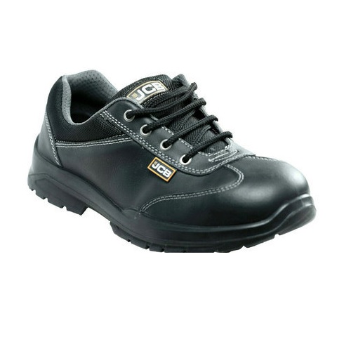 JCB Supermax Single Density Steel Toe Leather Safety Shoes, Size: 6