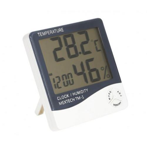 Mextech Thermo Hygrometer Clock TM-1 with Calibration Certificate