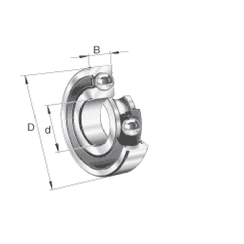 FAG Deep Groove Ball Bearing, 6212-2Z-L140