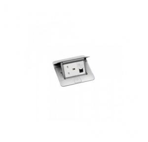 Legrand Pop-Up Type Flush Mounting Box Matt Aluminium Finish For Floor 0540 10