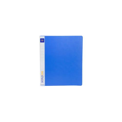 Worldone Ring Binder File RB400 2D Ring 25mm,Blue A4 Size
