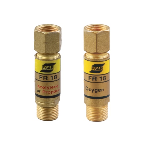 ESAB Flash Back Arrestors FR 18 Patr For Oxygen & Acetylene, 4300100428