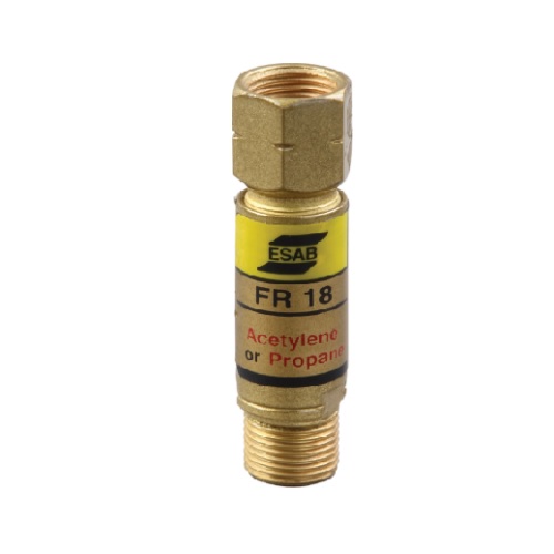 ESAB Flash Back Arrestors FR 18 Single For Acetylene, 4300100425