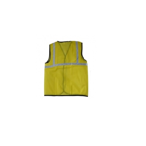 Safari Reflective Safety Jacket 1 Inch Cloth, Yellow, 60 GSM