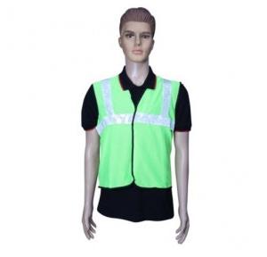 Safari Reflective Safety Jacket 2 Inch Cloth, Green, 60 GSM