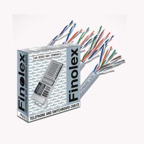 Finolex 0.5 mm 20 Pair PVC Unarmoured Telephone Cable, 90 Mtr
