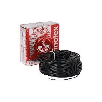 Finolex 0.5 Sqmm 1 Core PVC Insulated Unsheathed Flexible Cable, 100 Mtr (Black)