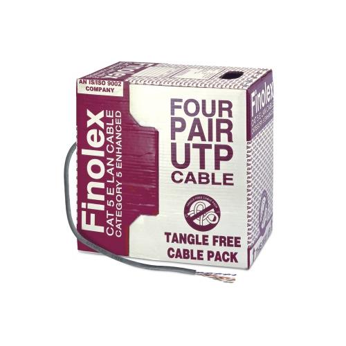 Finolex UTP 4 Pair Cat 5 Enhanced LAN Cable, 305 Mtr