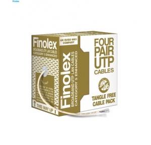 Finolex 0.5x4 Pair UTP Cat-5 (E) CCA LAN Cable, 305 Mtr