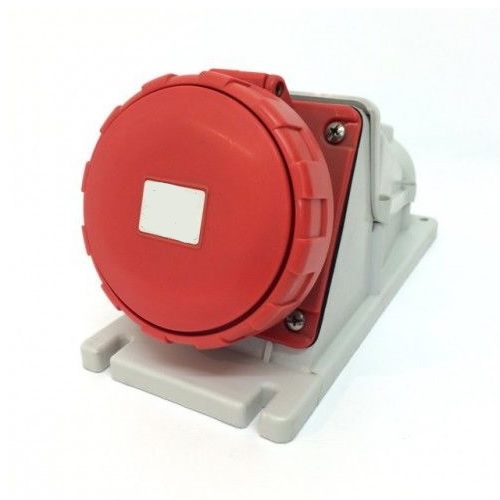 C&S Red Industrial Socket, 125 A, 5 Pin, CS63463