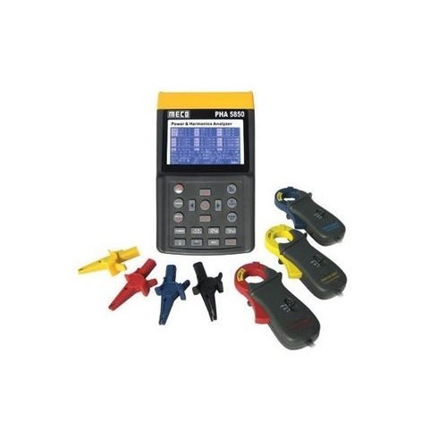 Meco Clamp-on Power and Harmonics Analyzer, PHA 5850A