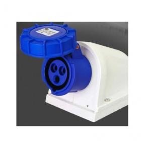 C&S Blue Industrial Socket, 63 A, 3 Pin, CS63448