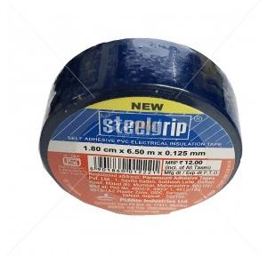 Steelgrip Self Adhesive PVC Electrical Insulation Tape  Blue 1.7cm x 6.5m x 0.125mm