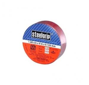 Steelgrip Self Adhesive PVC Electrical Insulation Tape Red 1.8cm x 6.5m x 0.125mm