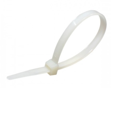 Cable Tie White, 150 mm (50 Pcs)
