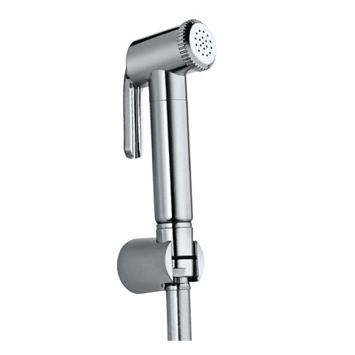 Jaquar Alied Health Faucet With 1 Meter Flex Tube & Wall Hook, ALD-CHR-565