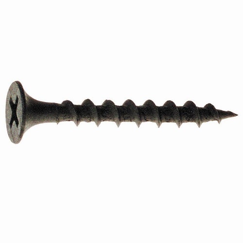 Gypsum Screw Black, 1.5 Inch