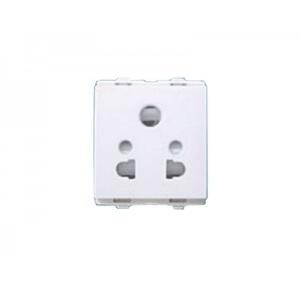 Cona 6A 3 Pin Multi Socket, 9311