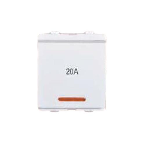 Cona 20A Dual 1 Way Switch With Indicator, 15076