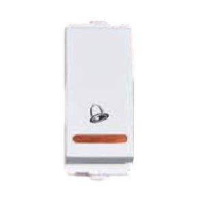 Cona 10A Bell Push Switch With Indicator, 15021