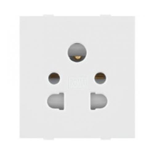 Cona 6A 3 Pin Multi Socket, 15096