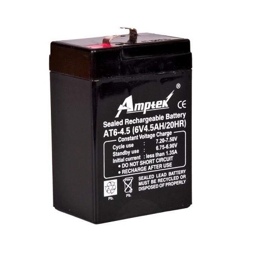 Amptek ATE6-4.5 6V4.5AH Battery