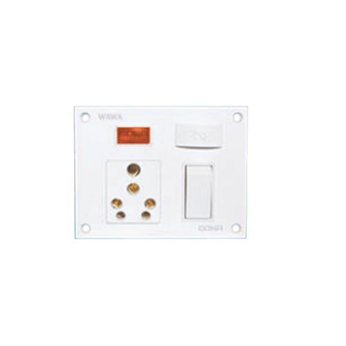 Cona 6/16A 5 In 1 Combined Socket, 9231