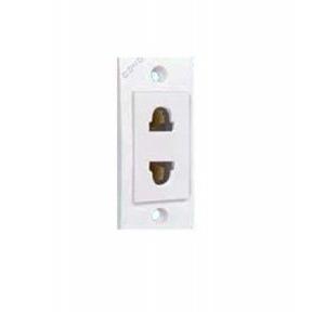 Cona 6A 2 Pin Euro-US Socket, 9106