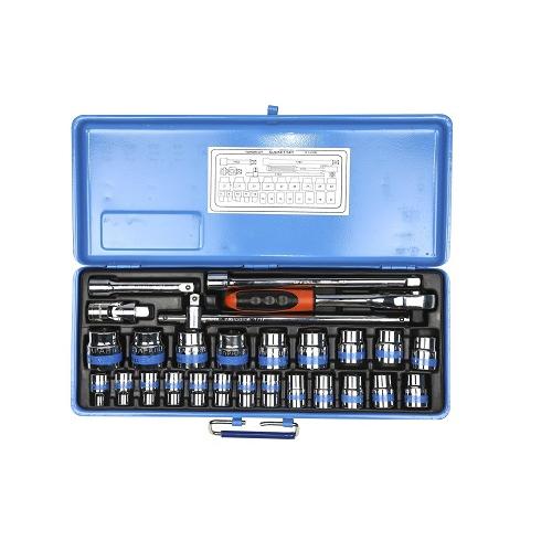 Taparia 1/2 Inch Square Drive Bihexagonal Socket Set, S-14MXL