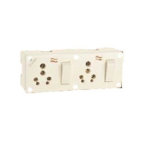Cona 16A Double Combine (8x1) Socket, 4296