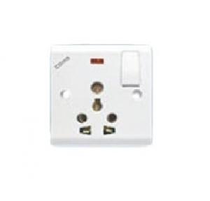Cona 6/13A Square 4 In 1 Combined Socket, 2311