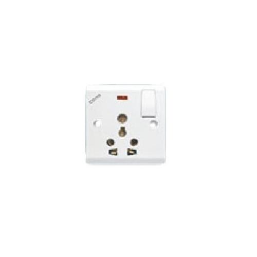Cona 6/13A Square 4 In 1 Combined Socket, 2311