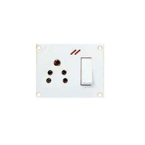 Cona 6/16A Super Gold 3 In 1 Combined Socket, 2251