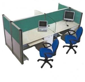 Aakriti Modular Workstations, Stratum Set Of 4 desks, 2520 x 1260 x 1200 cm