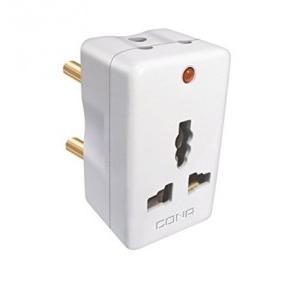 Cona 6/16A Glossy Multi Plug With Indicator, 2076