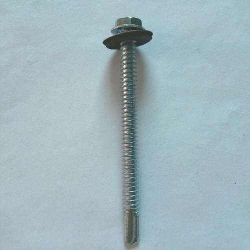 RKGD Hex Head Self Drilling Screw With Steel Bonded EPDM, Length: 75 mm, Diameter: 5.5 mm