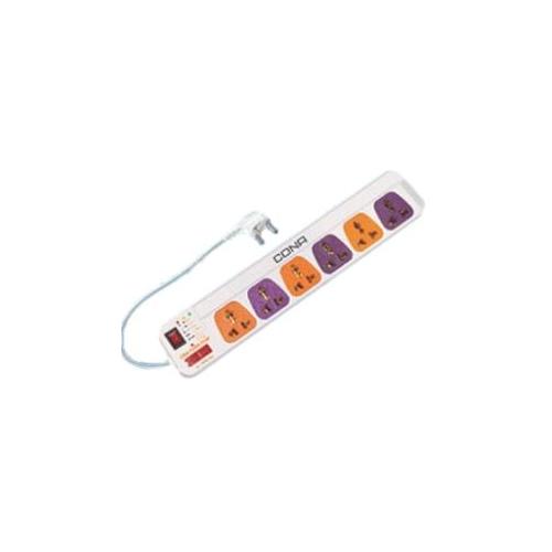 Cona Colour 6x1 Power Strip Spike Suppressor, 3291