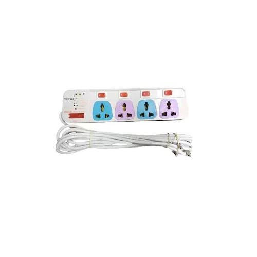 Cona Colour 4x4 Power Strip Spike Suppressor, 3286