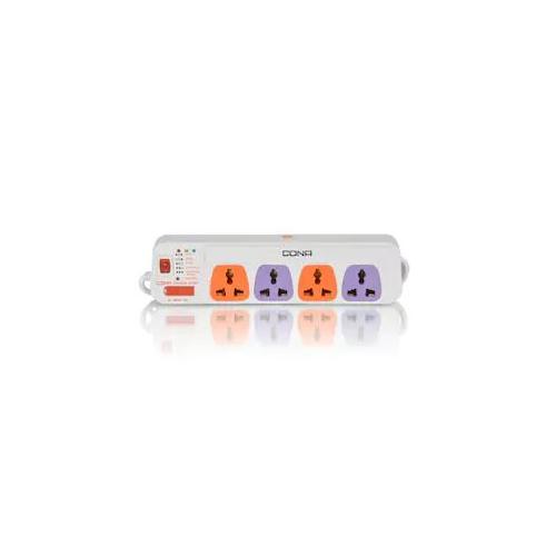 Cona Colour 4x1 Power Strip Spike Suppressor, 3281