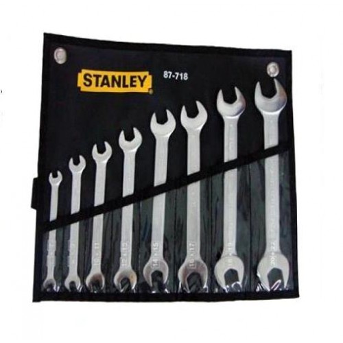 Stanley Slimline Double 0/E Wrench Set, 1-87-718 (8 Pcs)