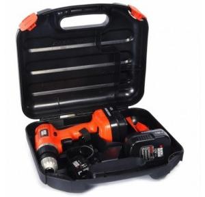 Black & Decker EPC12K2 Cordless Drill, 12 V, 750 rpm