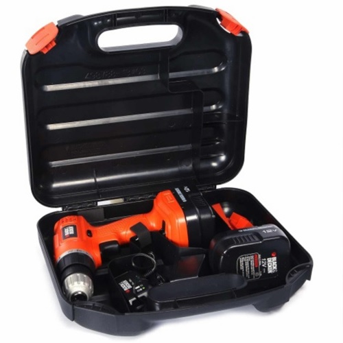 Black & Decker EPC12K2 Cordless Drill, 12 V, 750 rpm